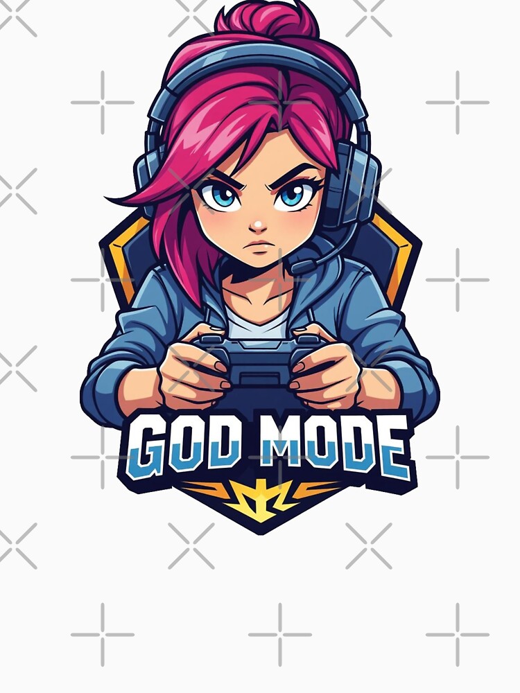 PINK HAIR GOD MODE GIRL by shinyillust