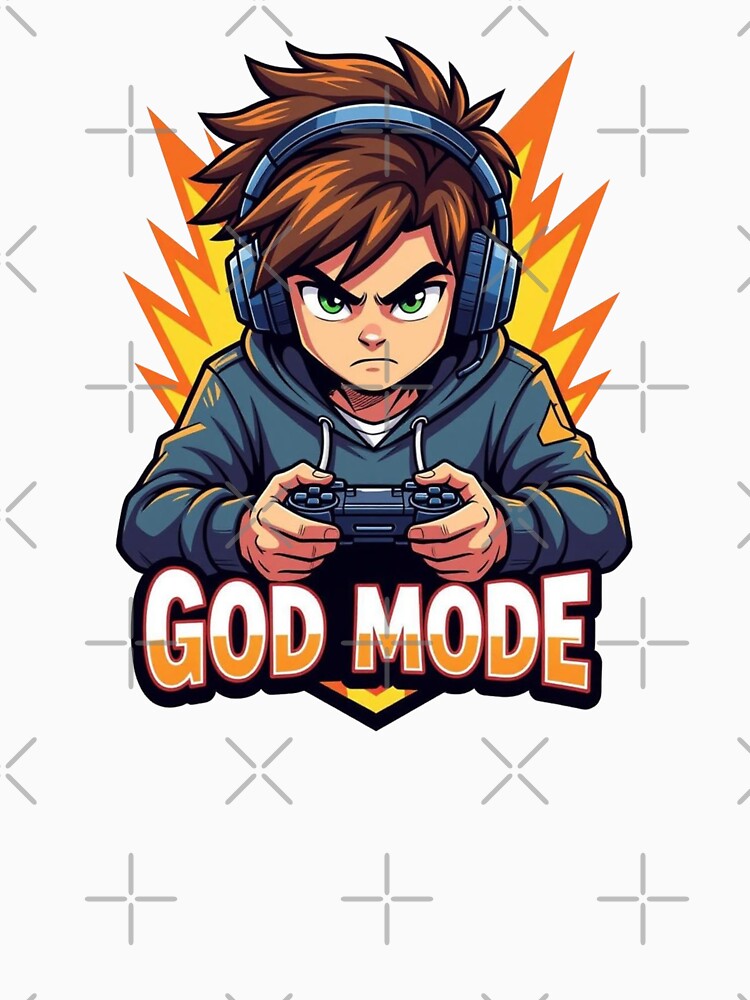 FIRE GOD MODE GAMER by shinyillust