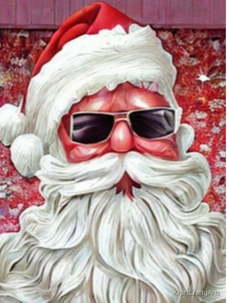 Pink Santa by KraftCraftyArts