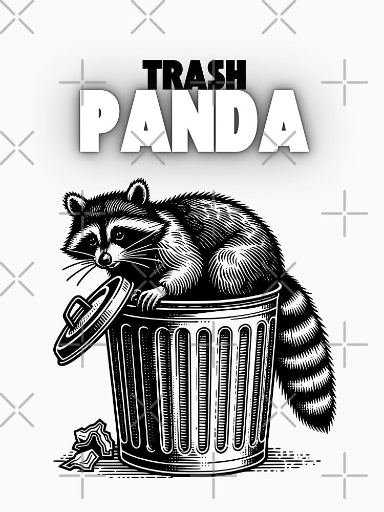 Trash Panda T-shirt - Fun Animal Graphic Tee by F.O.M.O. Artifacts From a Broken Alternative Reality
