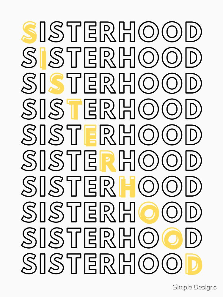 Sisterhood Yellow, Sister's Day by aivincible