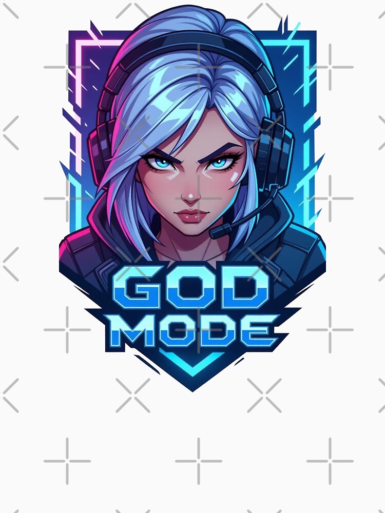 BLUE GOD MODE GIRL by shinyillust