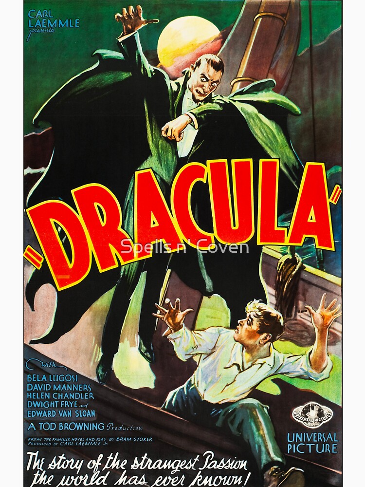 Dracula, vintage horror film by Spells n' Coven
