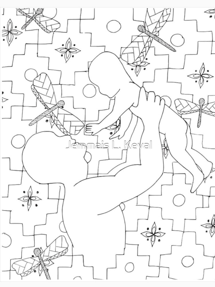 father and child by Jemmais L. Keval