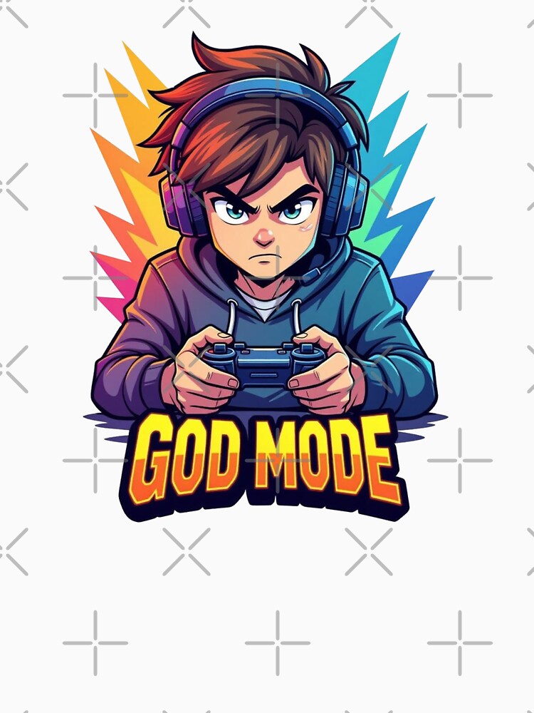 GOD MODE GAMER by shinyillust