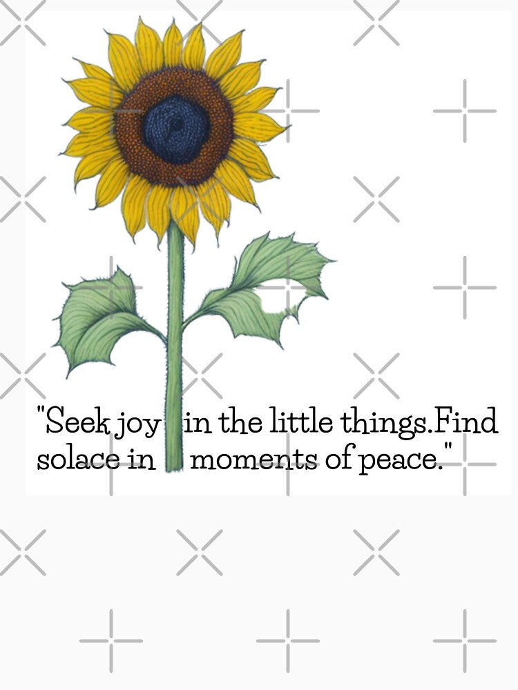 inspirational: "Seek joy in the little things. Find solace in moments of peace." messages of encouragement by Rrrmin