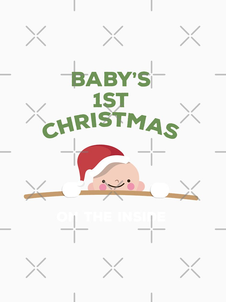 Baby’s 1st Christmas On the Inside New Mom by N' ajjer