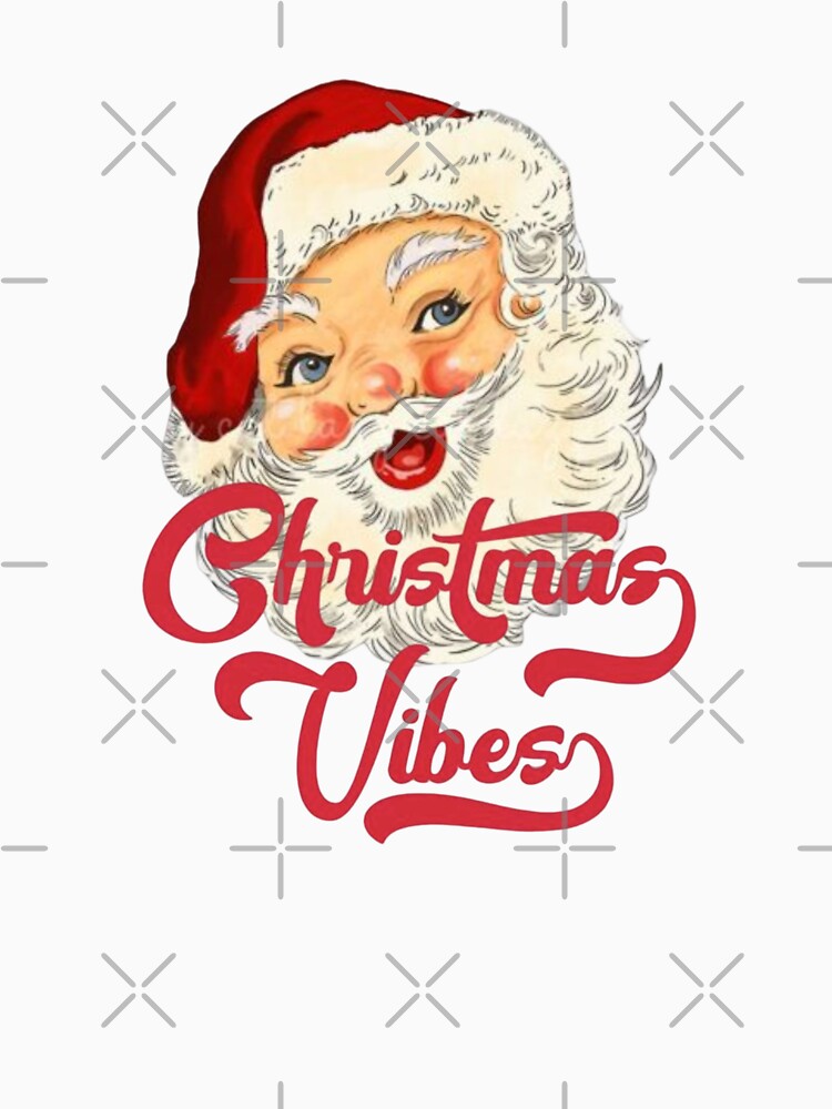 Copy of Copy of Retro Vintage Pink Santa Claus, Pink Christmas, Vintage Christmas, Vintage Santa, Retro Christmas by Sophistical