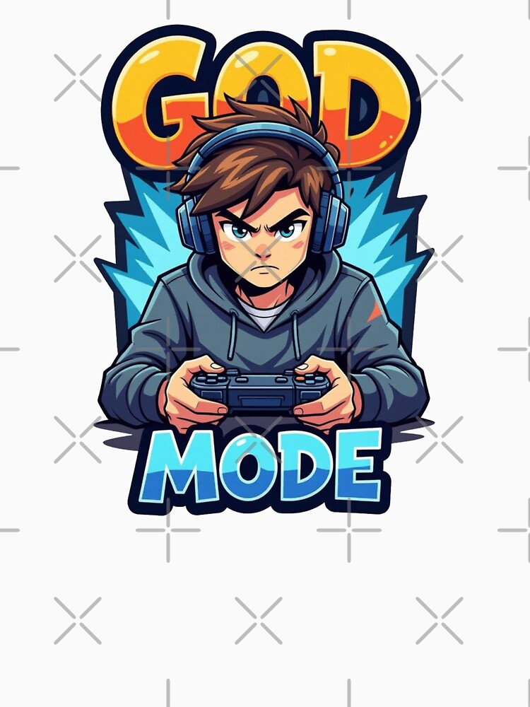 COMIC GOD MODE GAMER by shinyillust