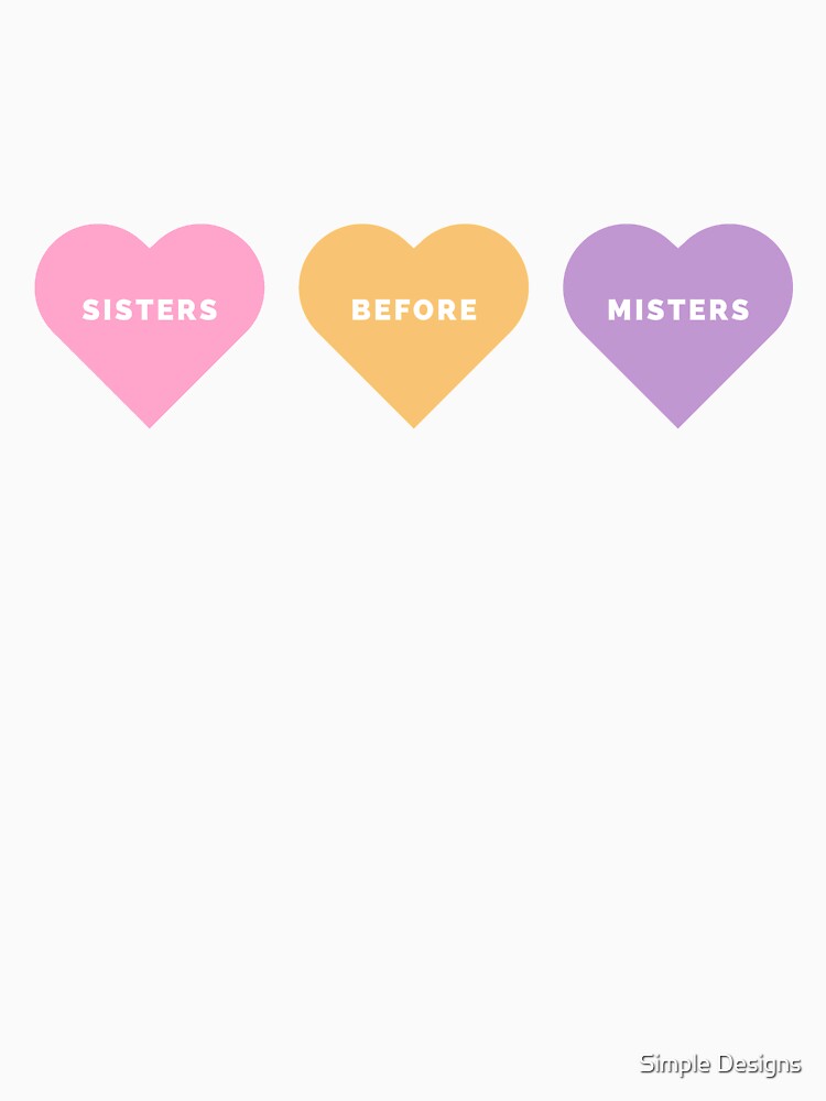 Sisters before misters, Sister's Day Black by aivincible