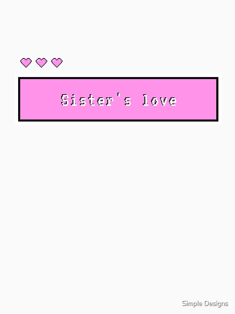 Sister's Love, Sister's Day Black by aivincible