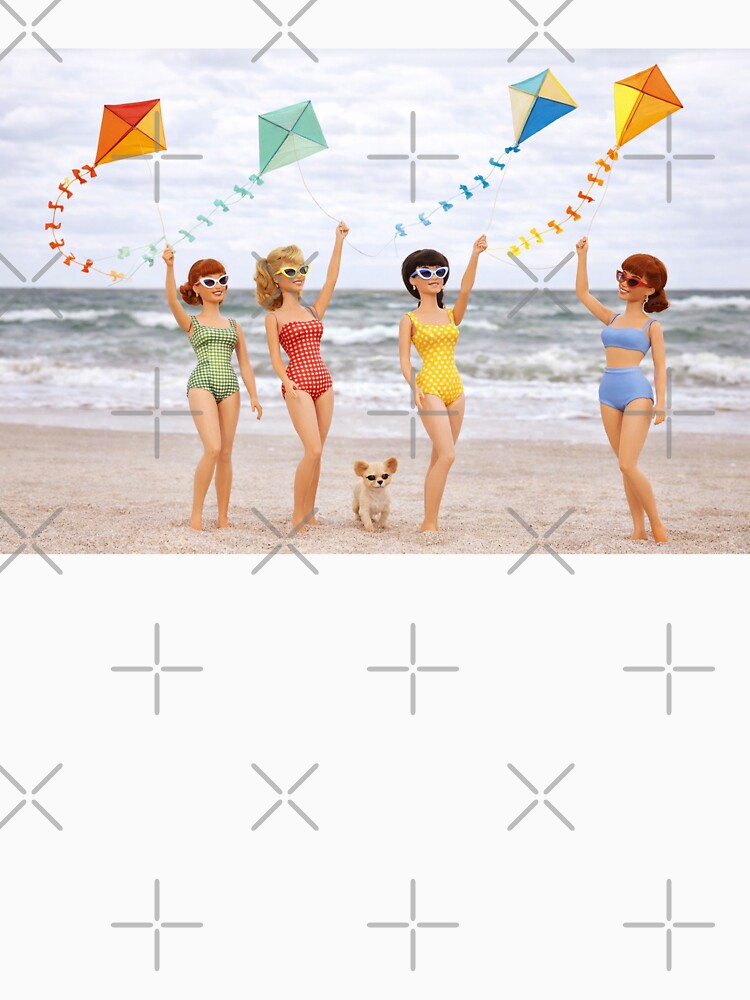 Beach kite day midcentury by LuluLeb