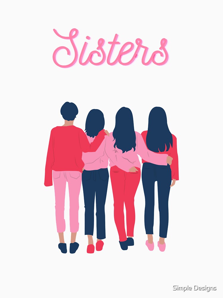 Sisters, Sister's Day Black by aivincible