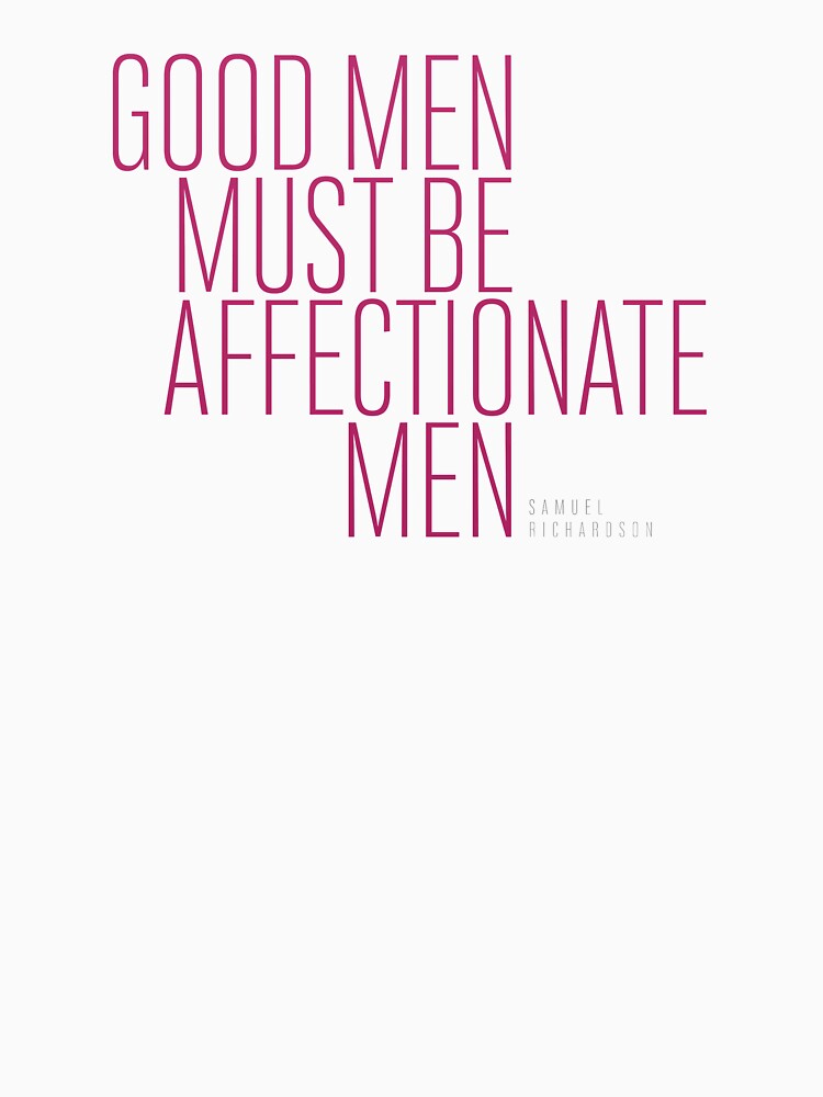 Good men must be affectionate men by x1brett