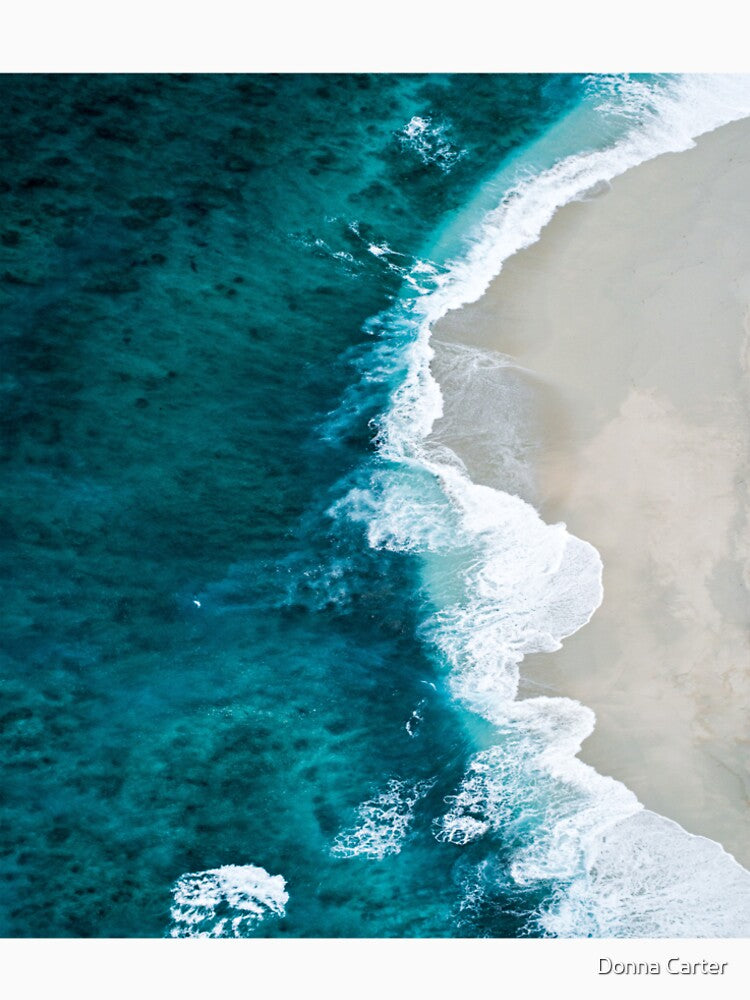 Birds eye beach by Donna Carter