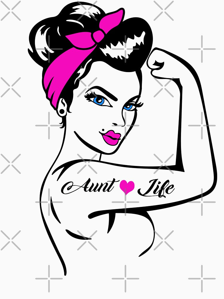 Aunt Life Shirt T shirts For Aunts Great Aunt T Shirt Best Aunt Shirt by Esmilna Castillo