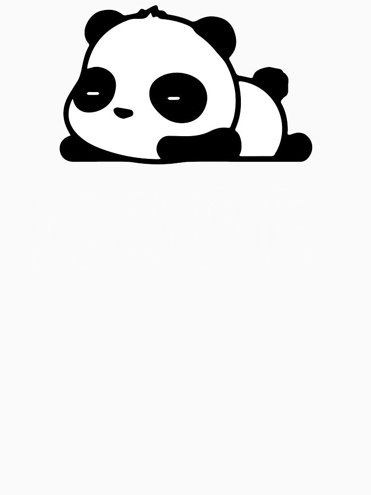 Nope Baby Panda Bear Animal Art by TeesByDesign