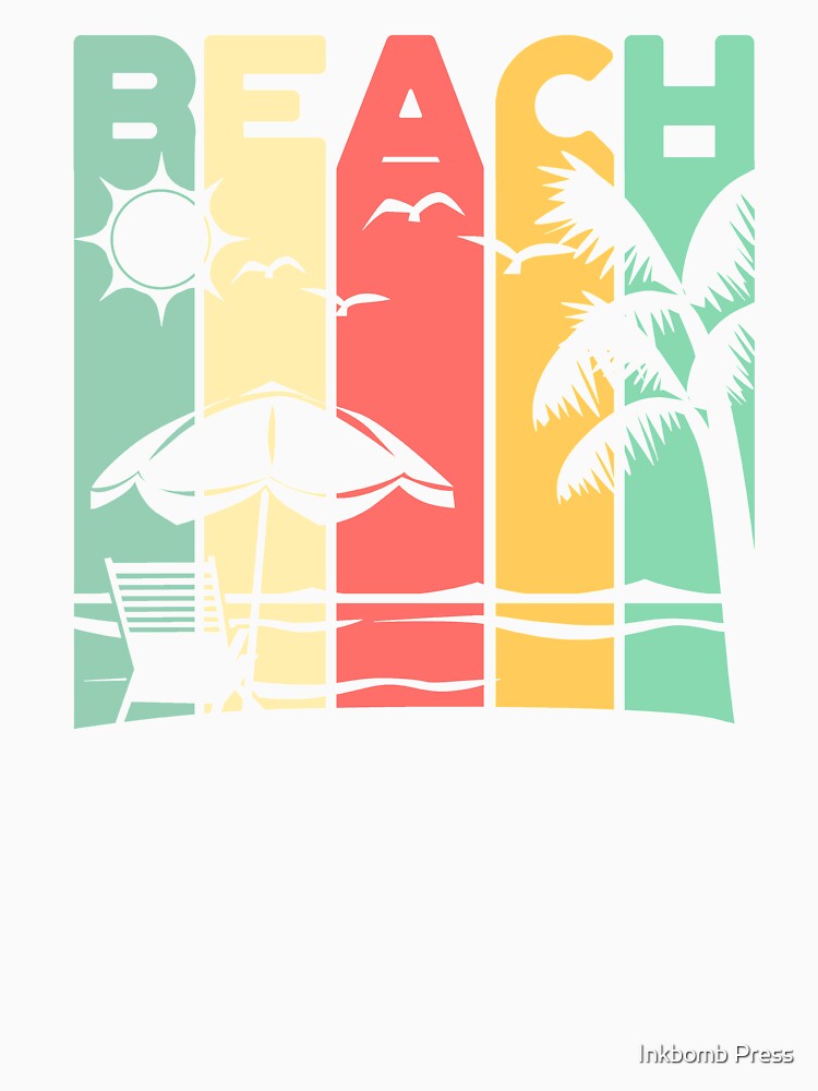 Beach Lover TShirt | Beach Shirt or Coverup by Inkbomb Press