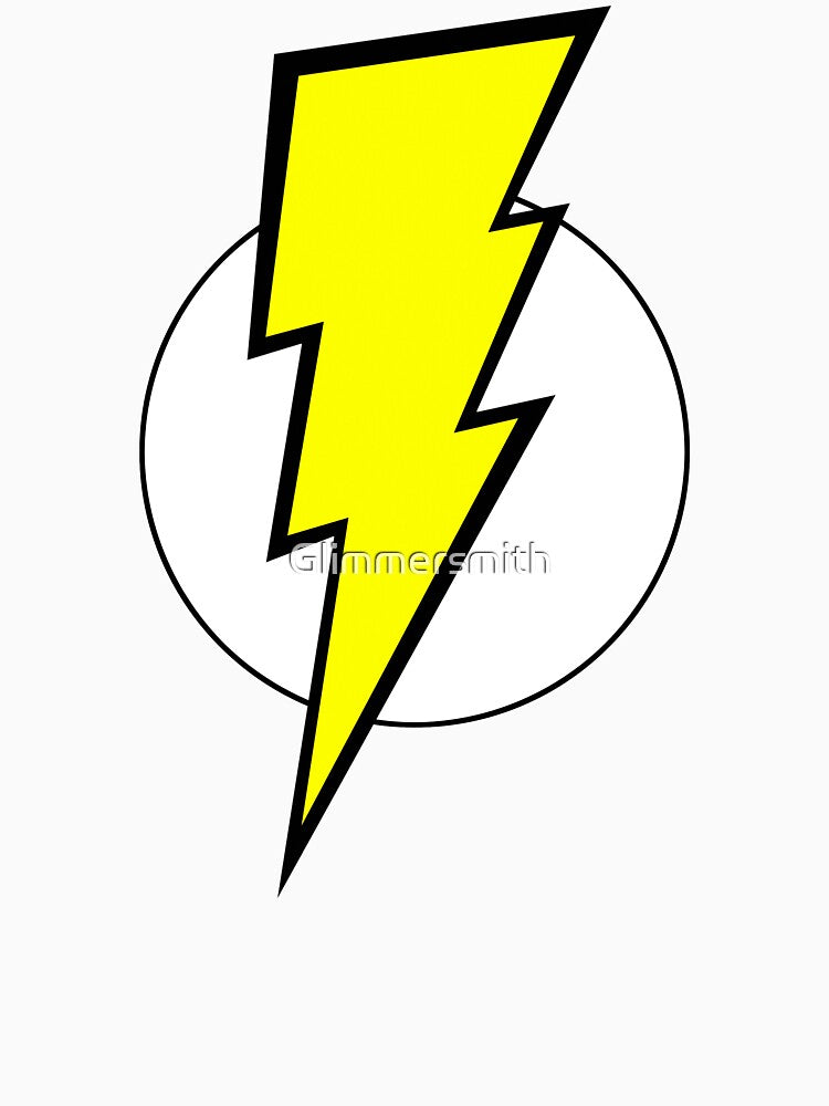 Pop Culture geek stuff lightning bolt colorful design by Glimmersmith