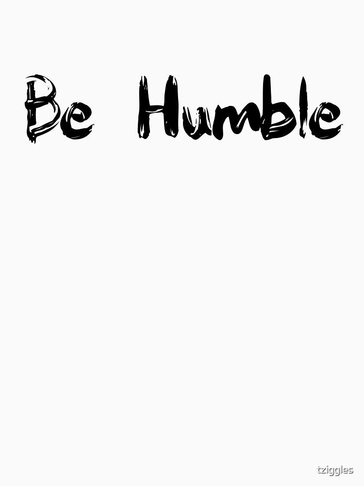 Be Humble - finger paint by tziggles