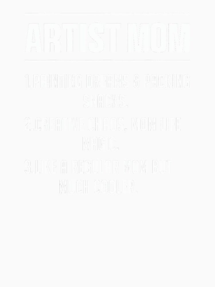 Artist Mom Funny Creative Mom Quote by zamiokaline