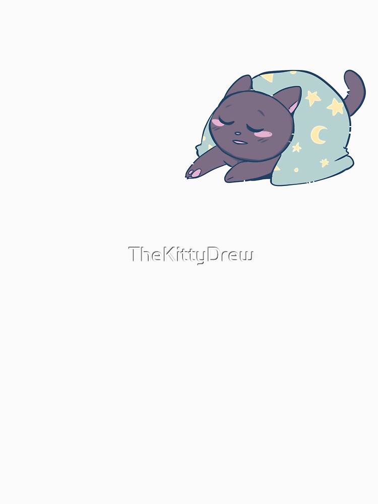 Sleeping cat pajamas sleeping baby cat by TheKittyDrew