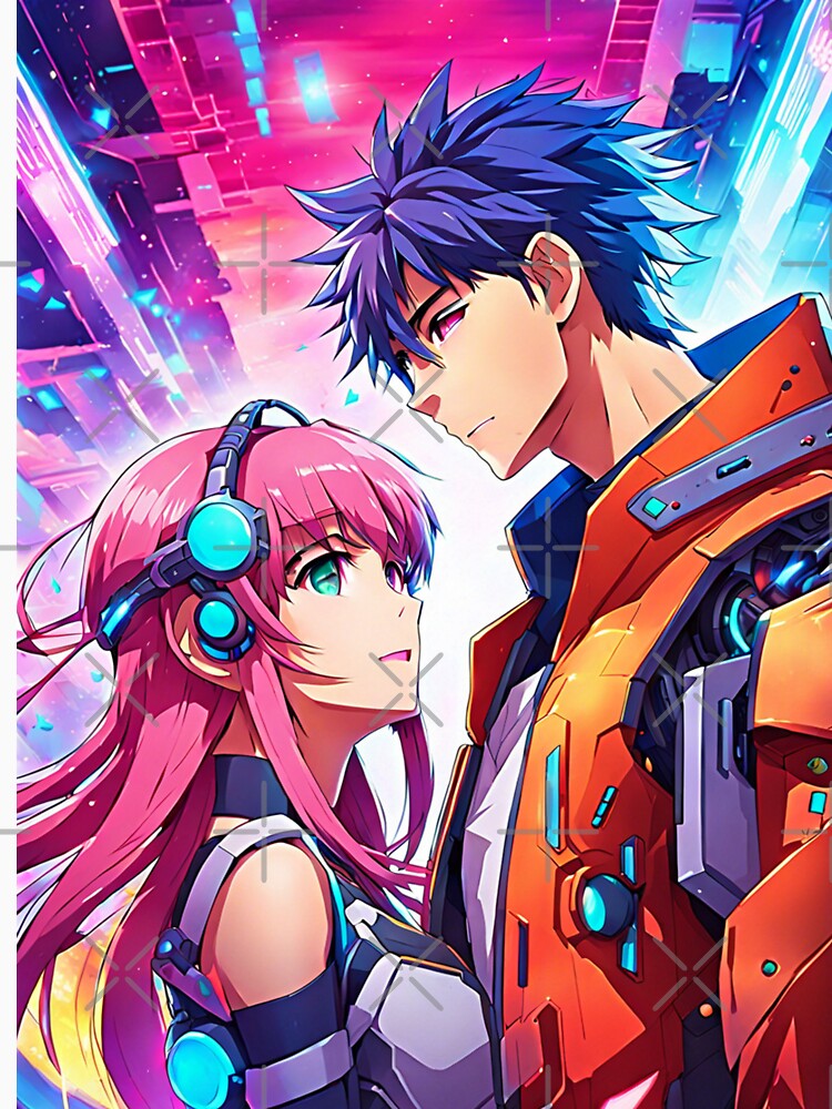 Cyberpunk anime love by ArtsJulian