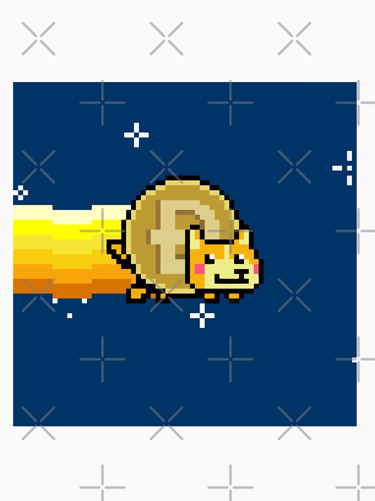 Dogecoin meme Shiba Inu - Blue - ★ BEST SELLER ★ by Nccrypt