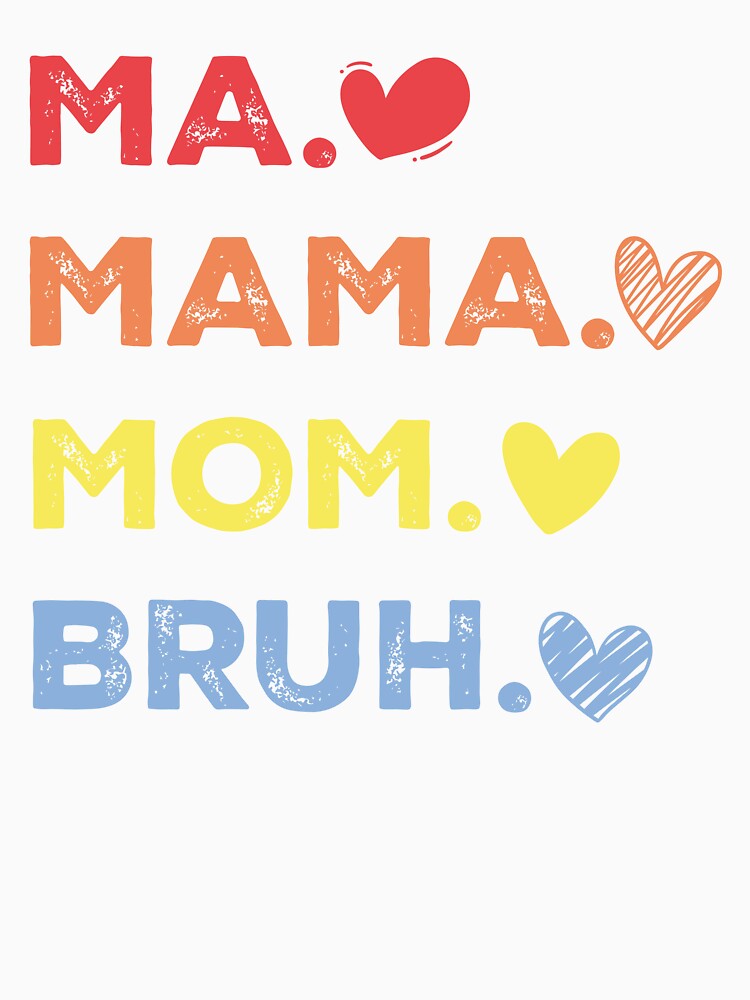 Ma Mama Mom Bruh, Funny Mom, Motherhood, Mom Life Shirt Design, Trendy Mothers Day, Sublimation Transfer by smyniartco