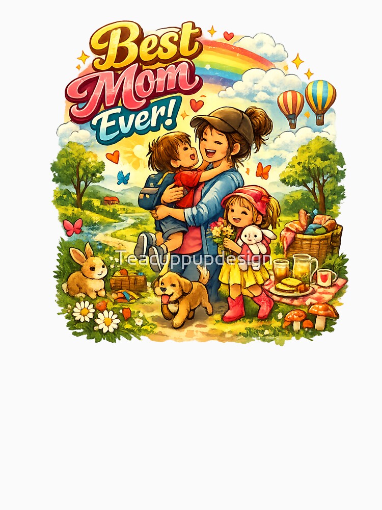 Best Mom Ever! Nature by Teacuppupdesign