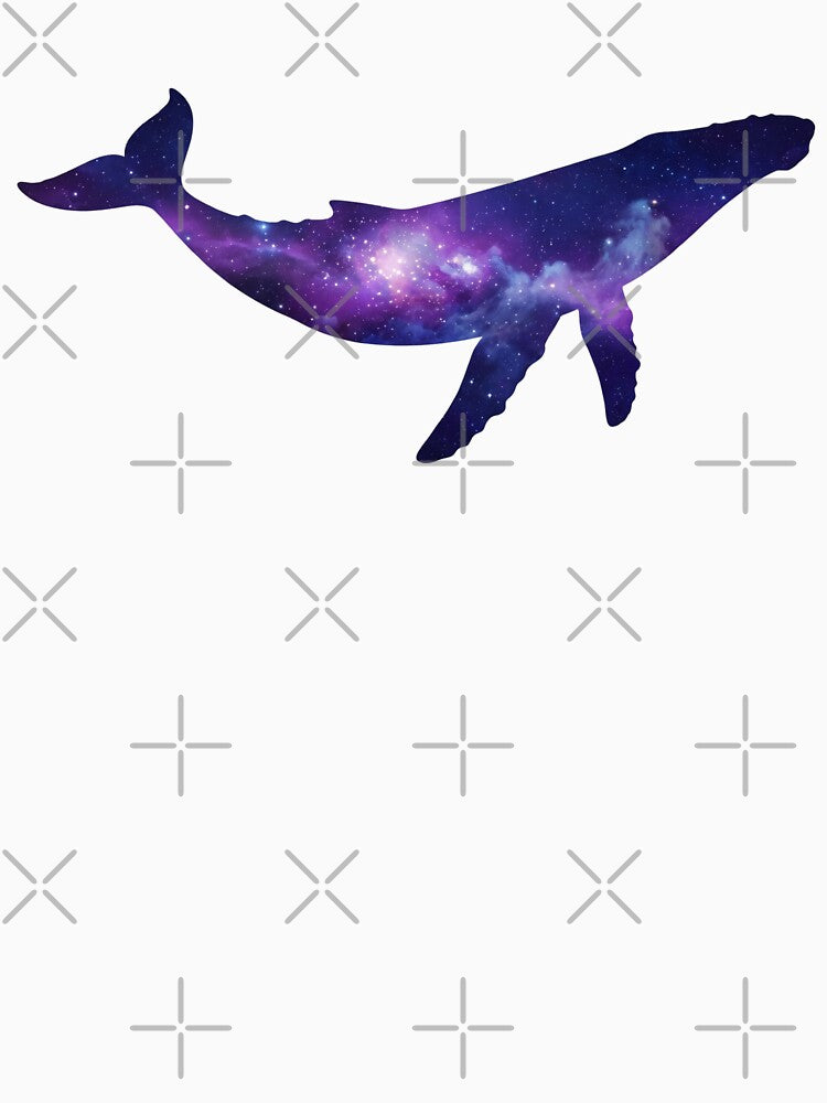 Galactic Breach - Cosmic Whale Silhouette by pattman