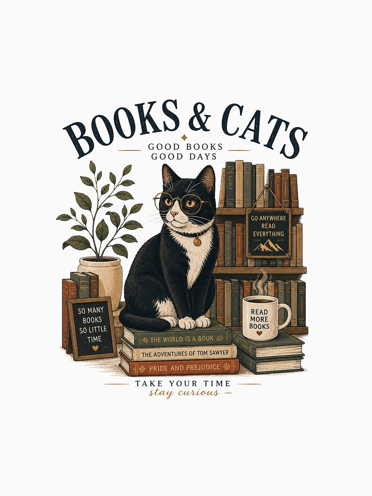 Bookstore Cat Society by NeoSakura