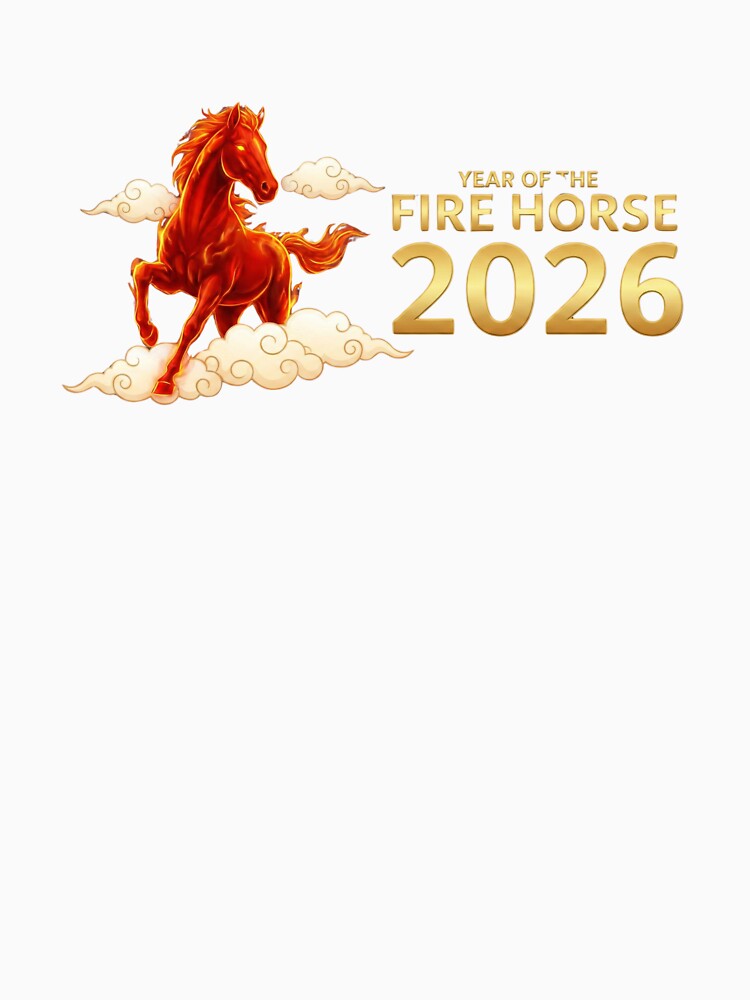 Year of the Fire Horse 2026 - Chinese Zodiac Art by Nastre