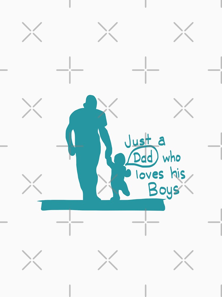Just a dad who loves his boys by BerryArtBiz