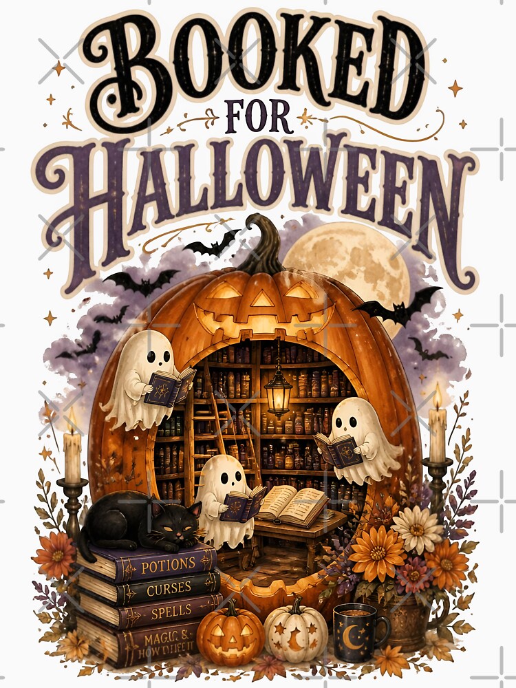​Booked For Halloween Pumpkin Library by Sovereign Supply Co.