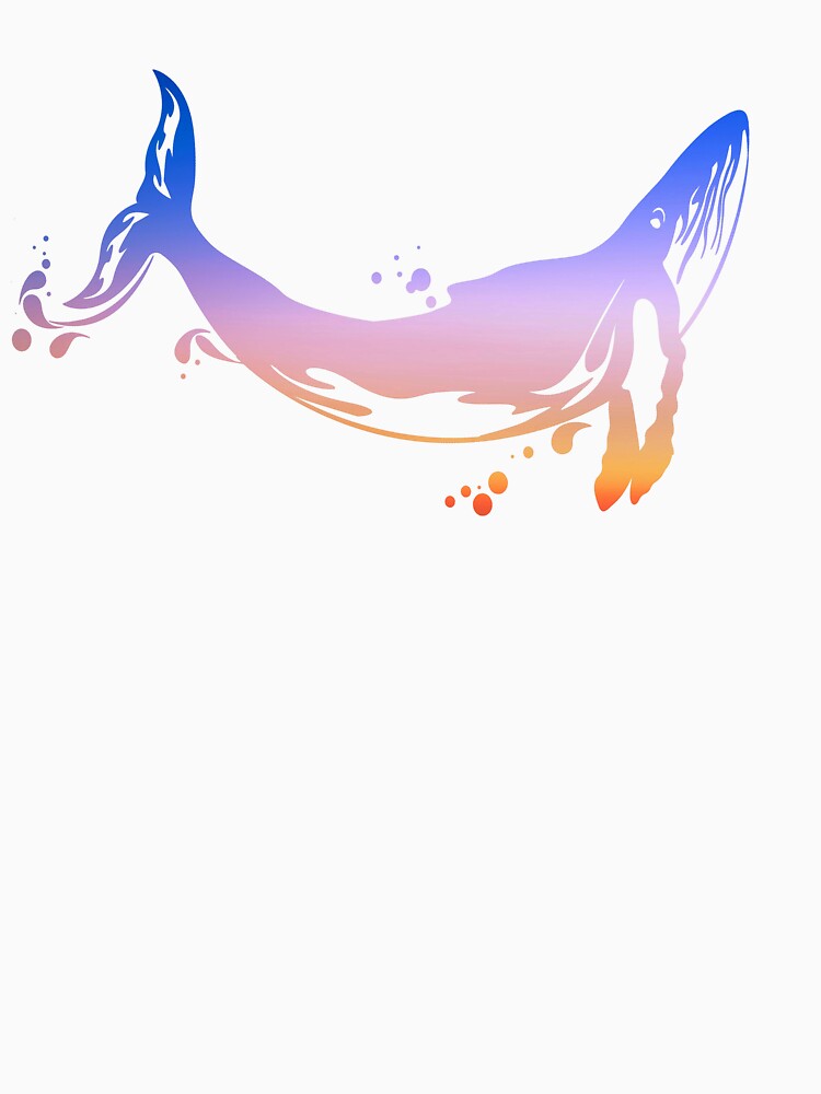 Humpback Whale In Sunset Colors by Heathermarie321