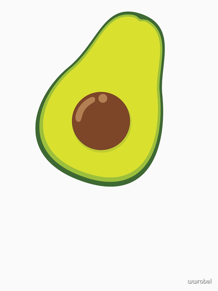 Avocado Sticker by WWROBEL SHOP