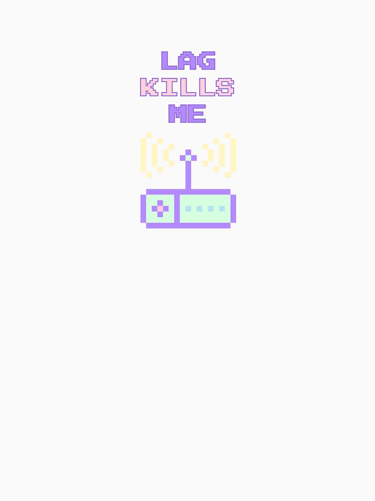 Lag Kills Me Router Retro Gaming Pixel Art by ChibiKiramimi