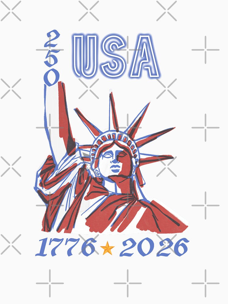 USA 250th Anniversary Statue of Liberty 1776–2026 Patriotic American Design by ECinkdesigns
