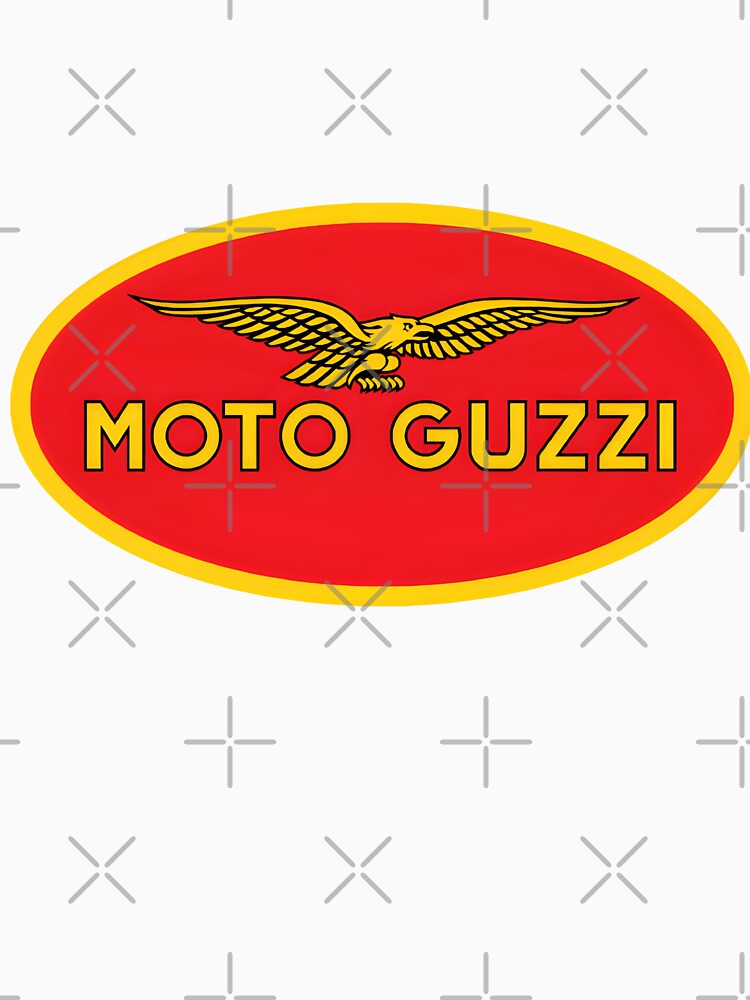 Vintage Moto Guzzi Logo with Golden Eagle by CharlieDesings
