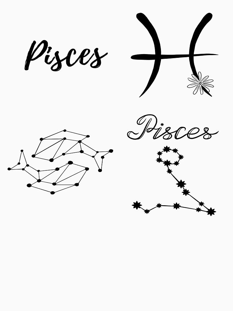 Sticker pack Pisces star sign by DahliaBlanche