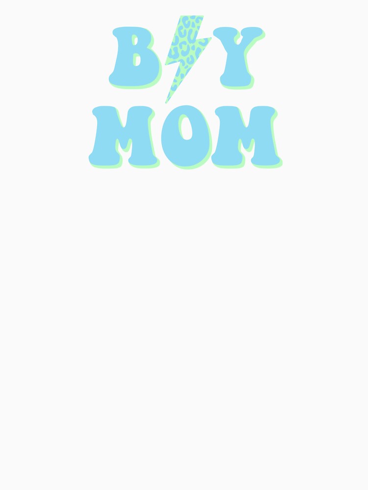 Boy Mom with Cheetah Lightning Bolt by Carlifriess