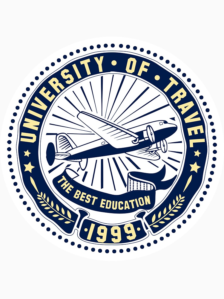 University of Travel Round Logo by groovygear