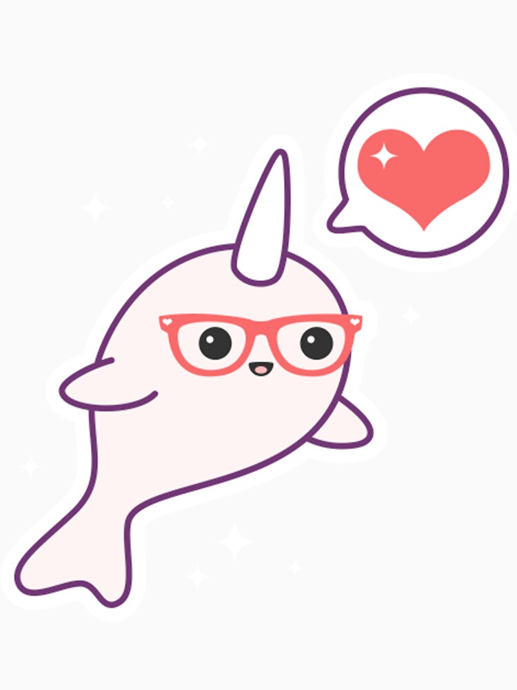 Nerd Narwhal by DavidPascall