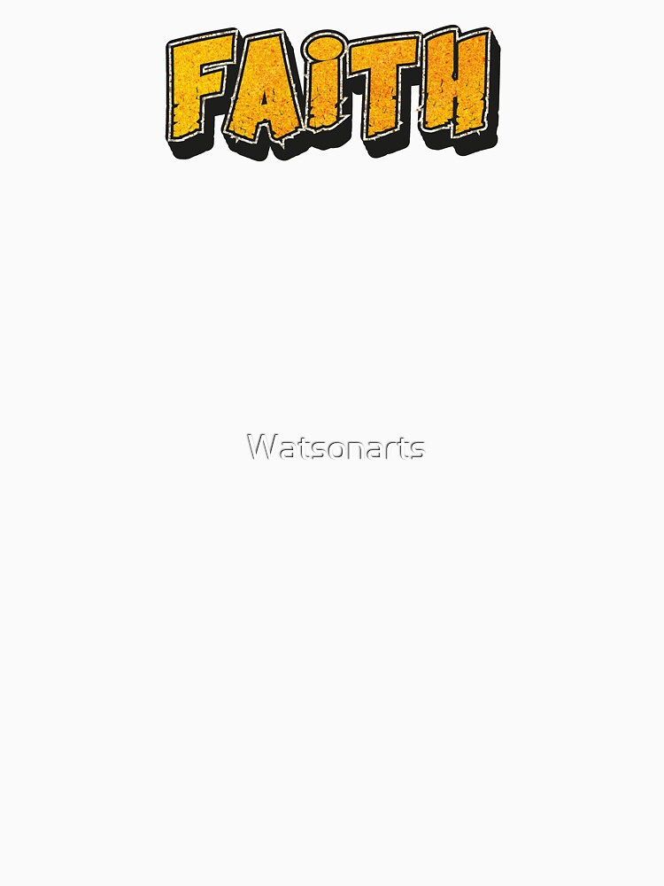 Faith Personalized Funny Custom Name Design for Women and Girls by Watsonarts