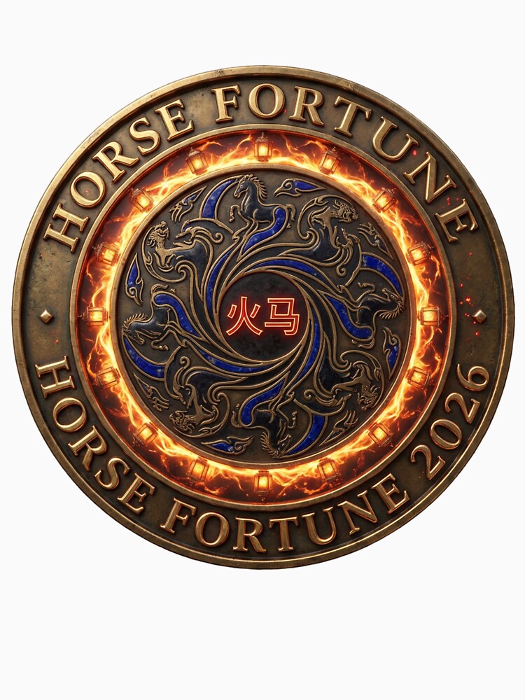 2026 Horse Fortune Coin Design – Fire Element Symbolism by JaaCreativeShop