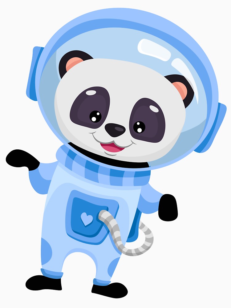 Cute Panda, Astronaut Panda Space Panda Tee for Men Women kids by Waleedw