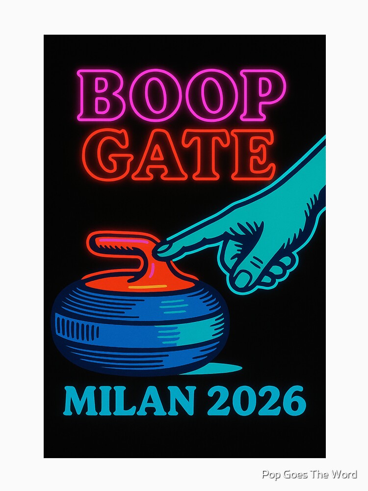 Boop Gate Milan 2026 Neon by Pop Goes The Word