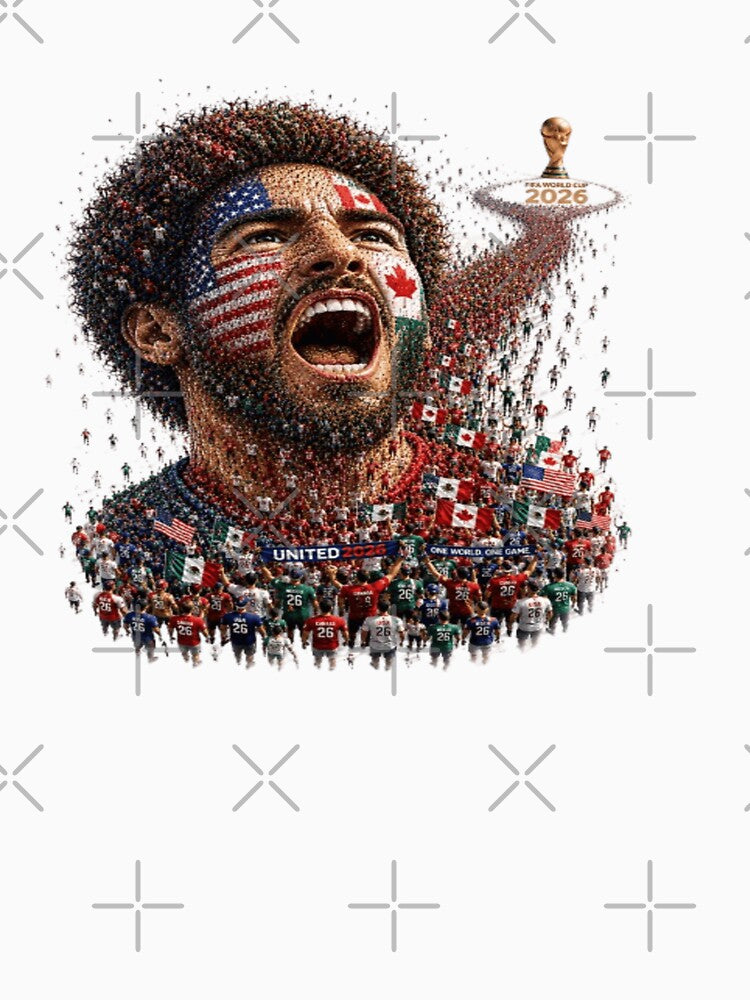 FIFA 2026 World Cup Art Sticker by PixelPopsShop
