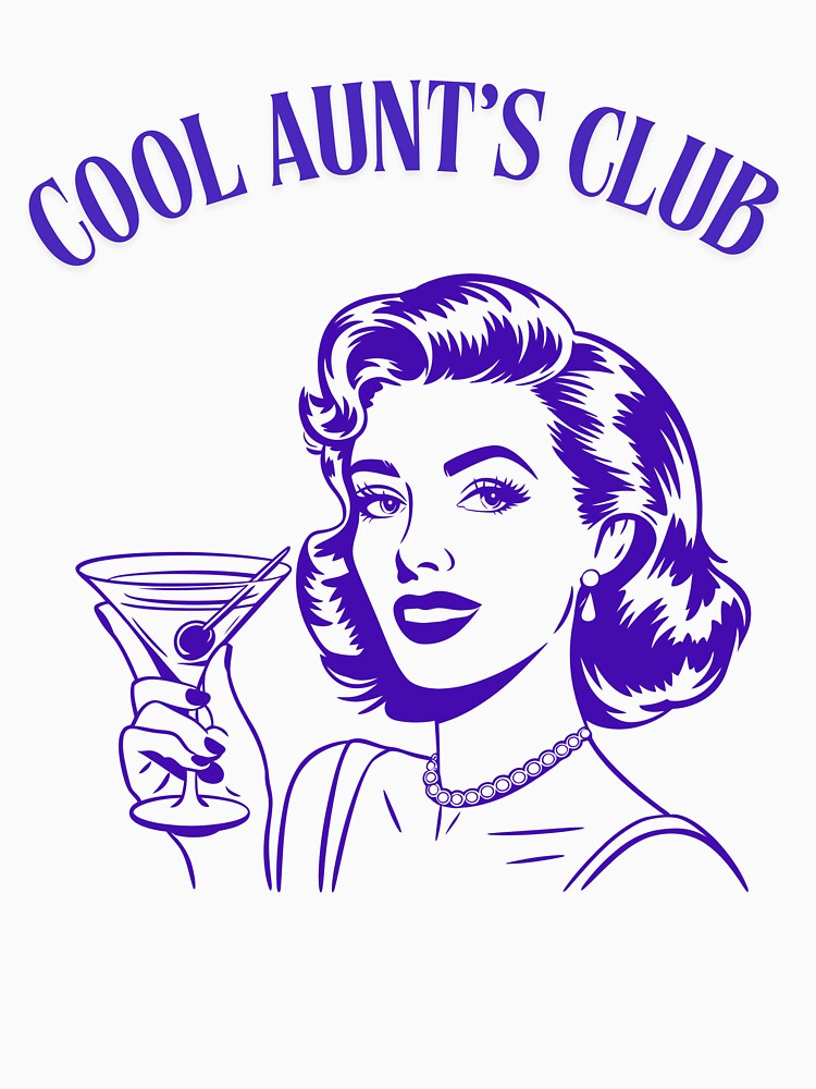 Cool Aunt’s Club Funny Quote GIFT by Glam&Grit Studio